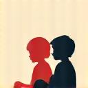 An illustration of two children playing side-by-side with separate toys, symbolizing parallel play.