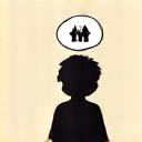 An illustration of a child dressed as a superhero, symbolizing imaginative and symbolic play.