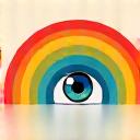 Bright color palette icon