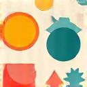 Geometric shapes icon