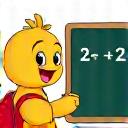 Whimsical icon representing an elementary school child.